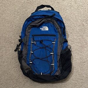 The North Face Borealis Backpack Laptop Travel School Bag Blue Gray One Size